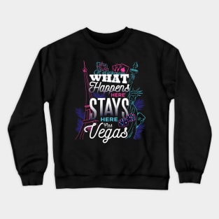Las Vegas Souvenir graphic - Sin City Gift - Gambling Tee Crewneck Sweatshirt
